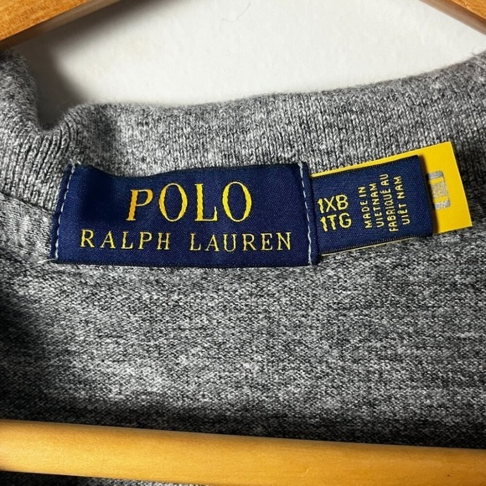 2/$30 Polo Ralph Lauren Men's Cotton Gray Polo Shirt 1XB 1TG - Picture 5 of 6